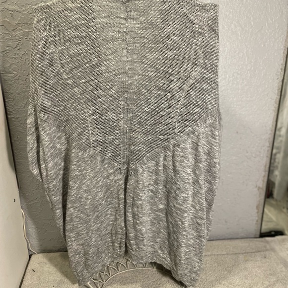 Soho Heather Gray Open Cardigan - Picture 4 of 8